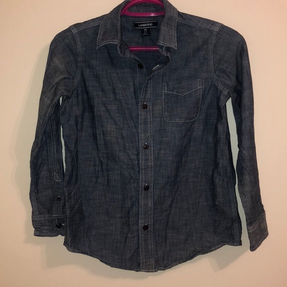 5/$25🖤Lands’end button up shirt - Picture 1 of 4